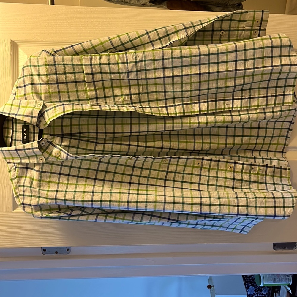 Orvis Plaid Dress Shirt, NWOT